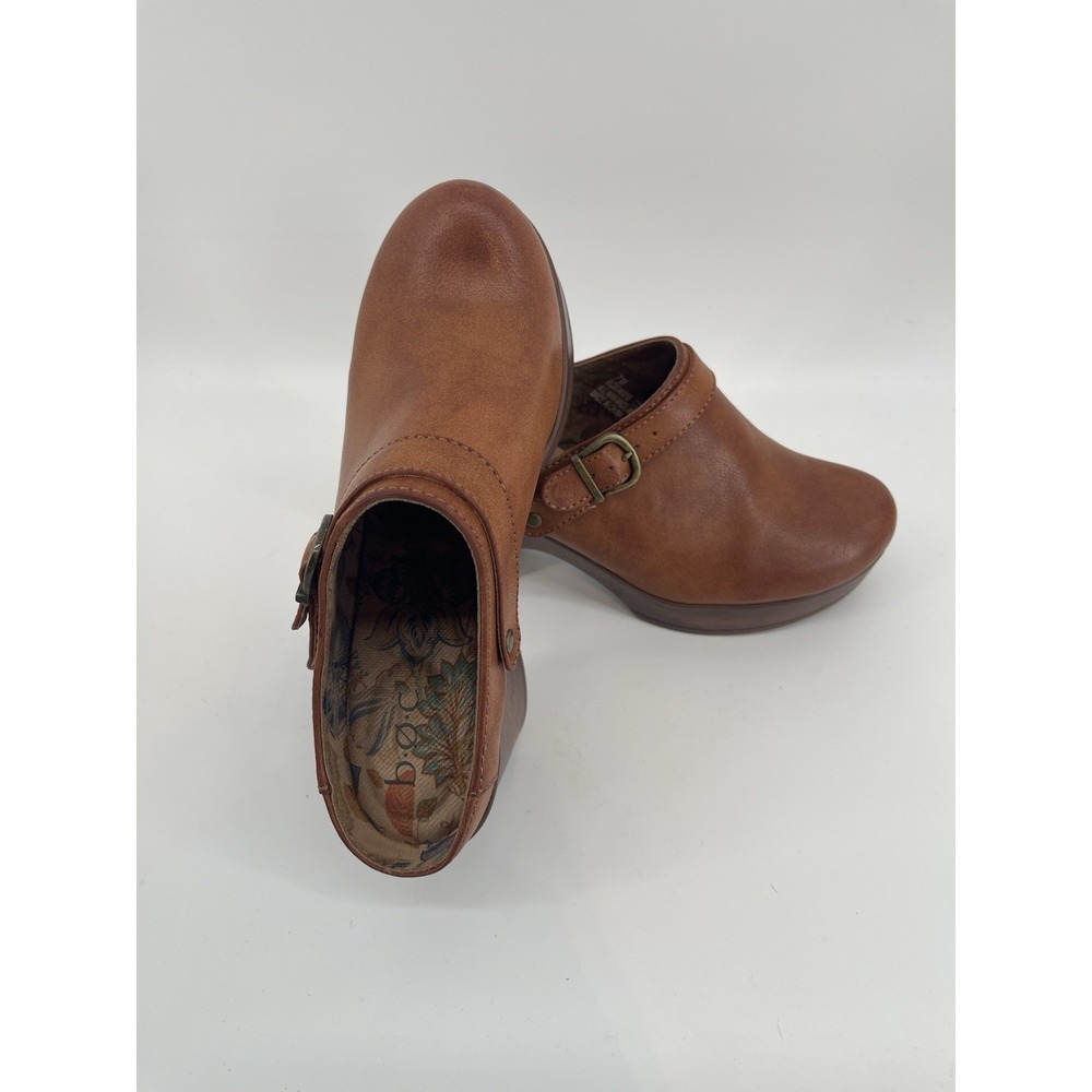 B.O.C Adel Tan Vintage Inspired Platform Chunky Clog Mule Womens 7.5 Blockcore